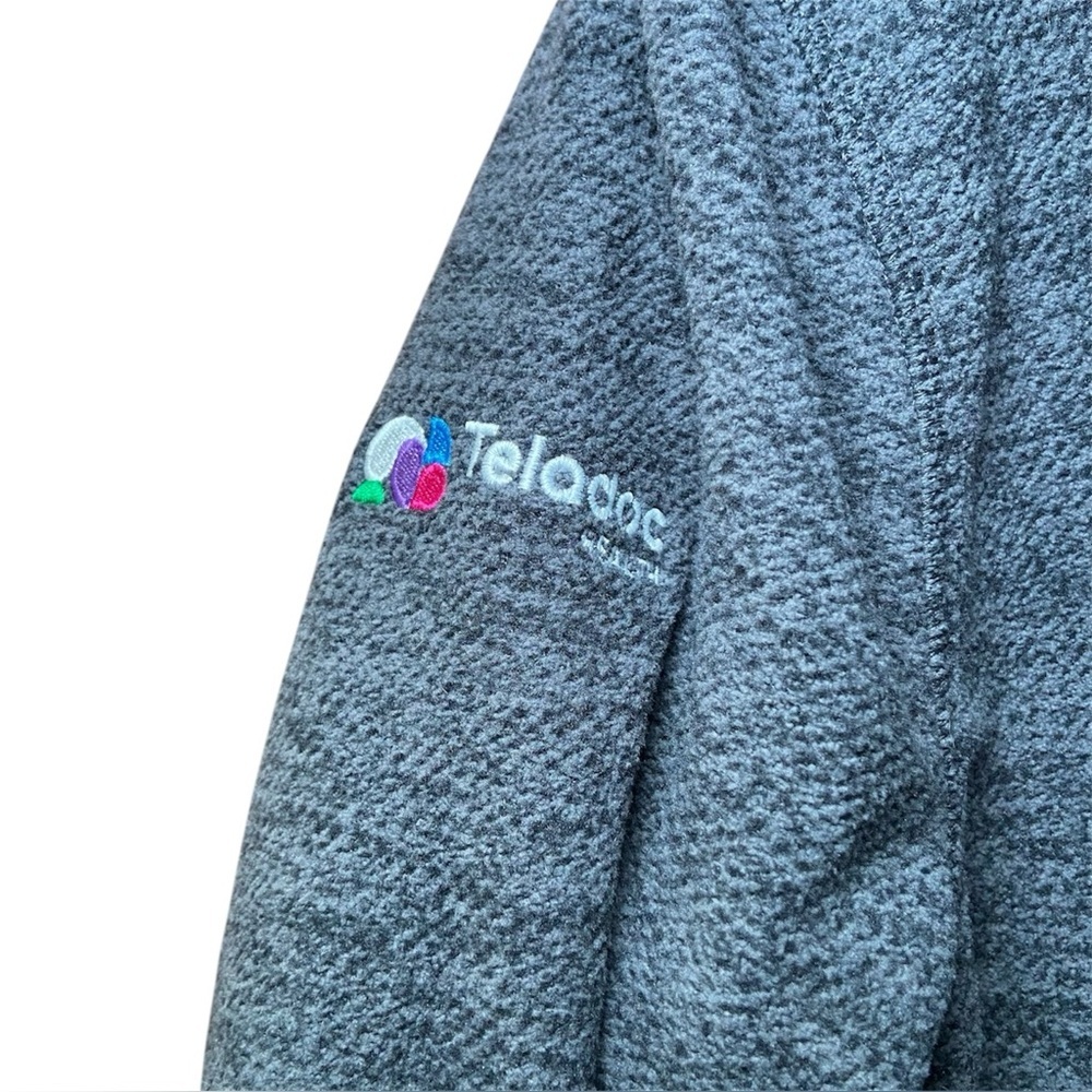 WOMEN'S FULL-ZIP RELAXED FIT FLEECE JACKET  Small Carbon Heather - Picture 7 of 7